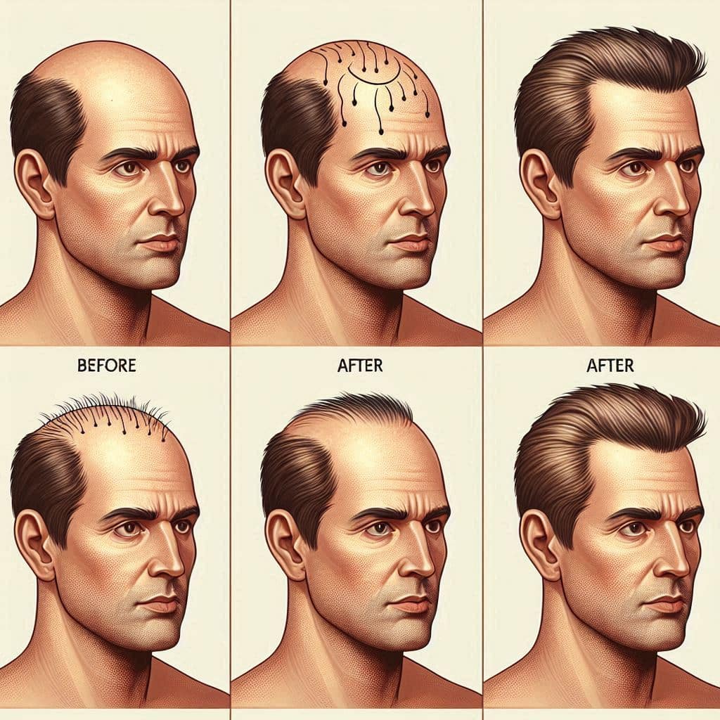 Male Pattern Baldness : Usha Plastic Surgery 